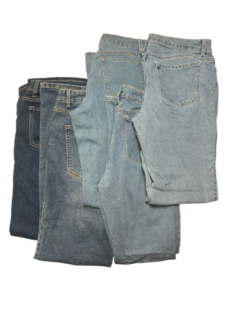 No Boundaries Women’s Boot Cut Jeans - Light Blue & Medium Blue
